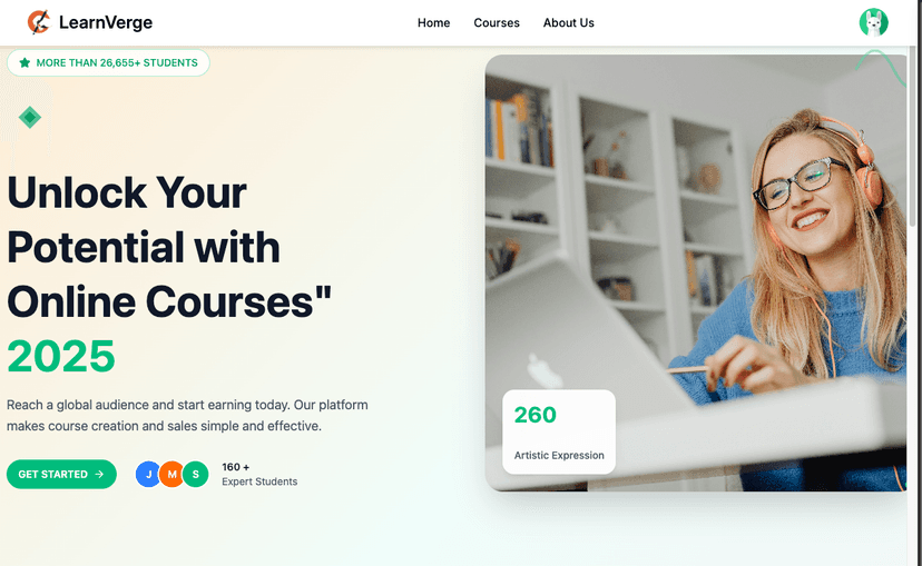 LearnVerge screenshot